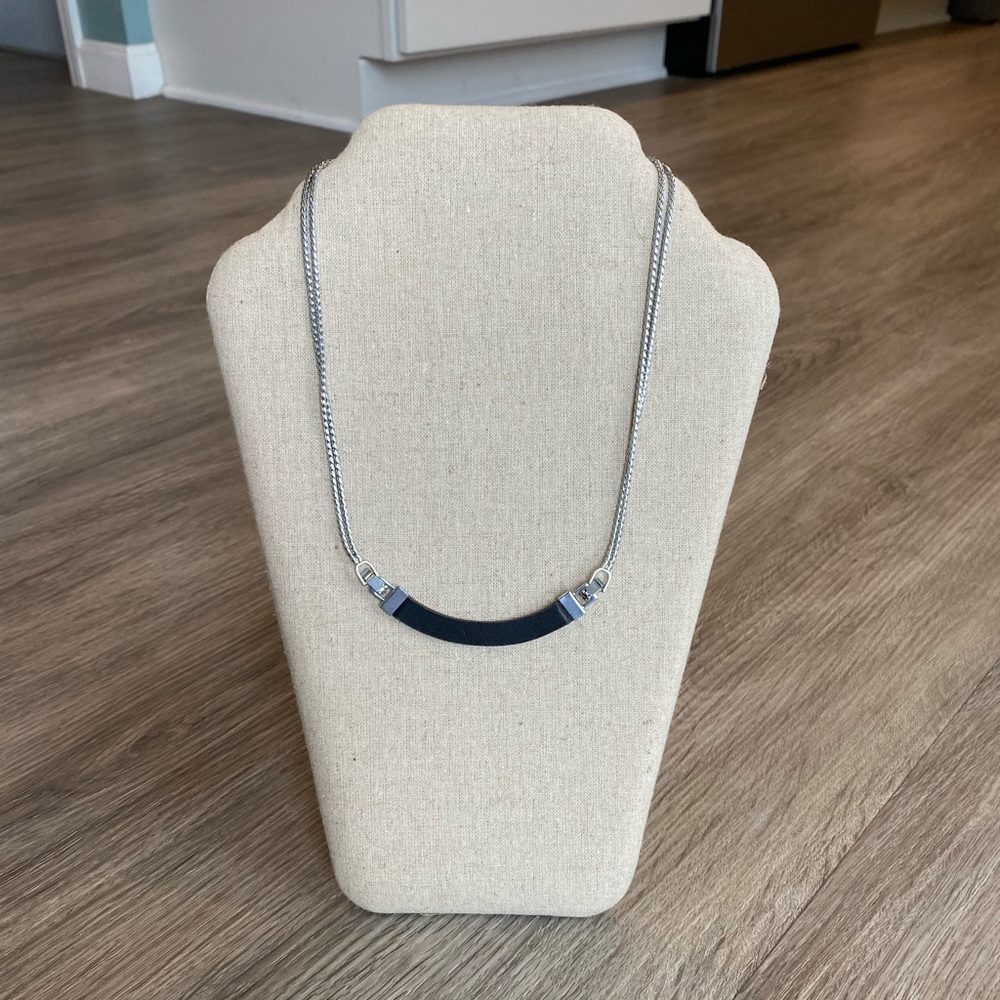 Brand new Keep Collective Chain and Leather Necklace!!